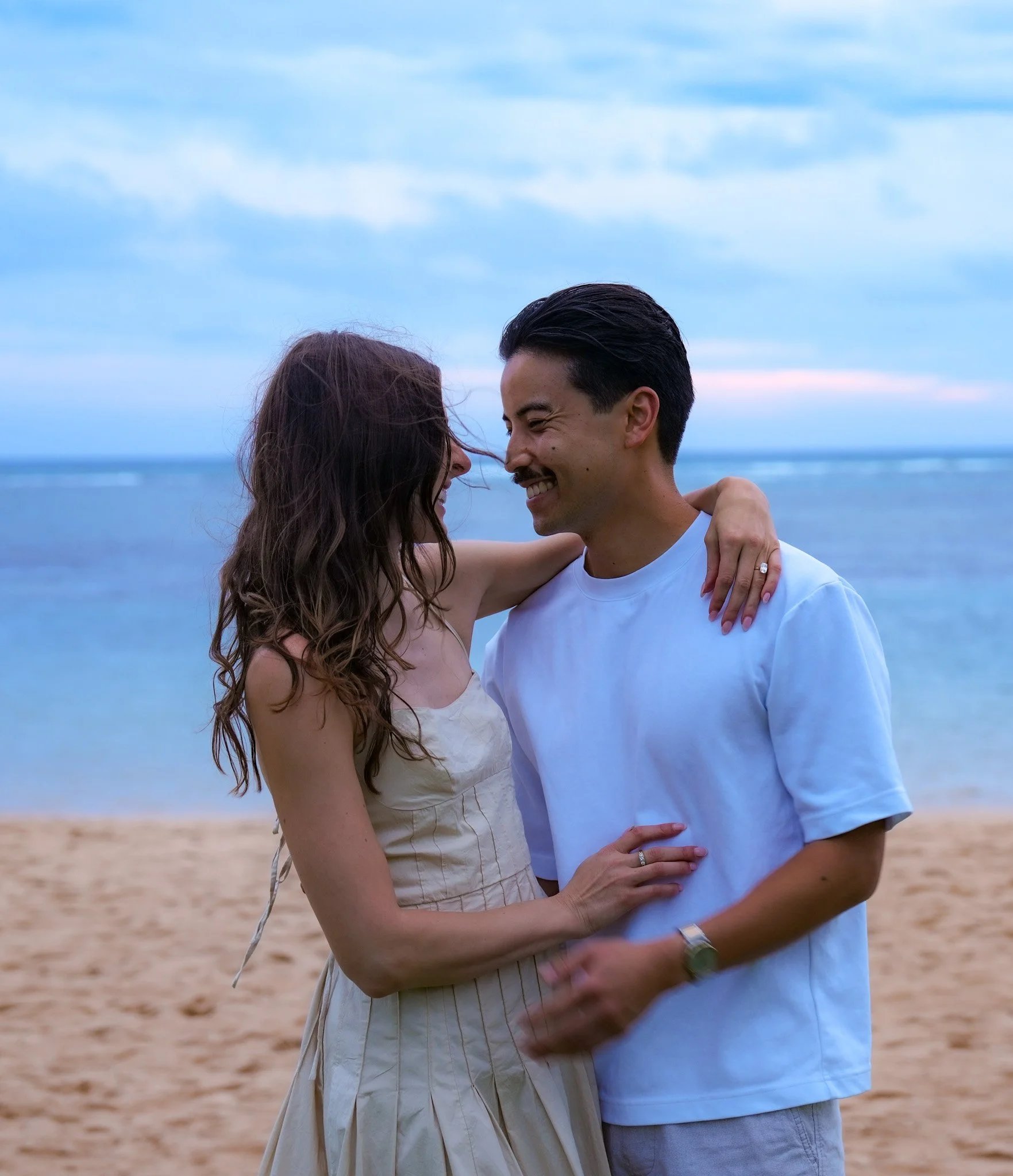 Engagement session couple